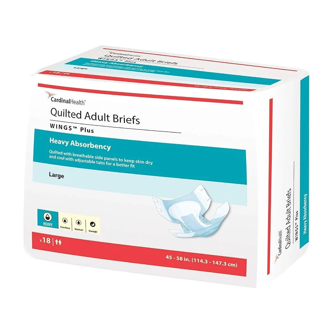 Adult Diapers Cardinal Health Quilted