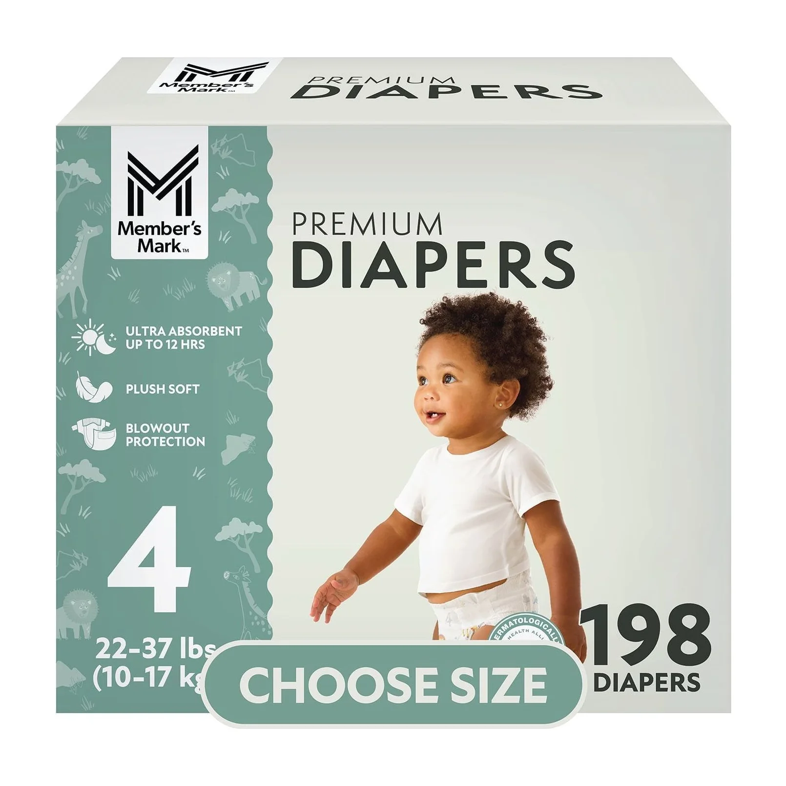 Baby Diapers in Kenya - Member's Mark Size 4