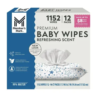 Baby Wipes in Kenya - Member's Mark Premium Scented, 1152 Count