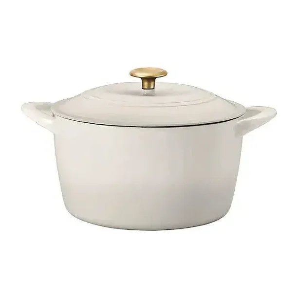 Tramontina 7 Qt Enameled Cast Iron Dutch Oven, Satin Black