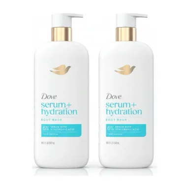 Dove Body Wash with 6% Hyaluronic body wash (2 Pack)