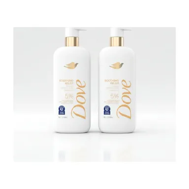 Dove Fragrance Free Body Wash Soothing Relief (2 Pack)
