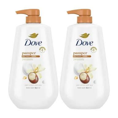 Shea Butter Body Wash in Kenya - Dove Pamper Vanilla