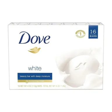 Dove White Beauty Bar in Kenya - Original Soap, 16 Pack