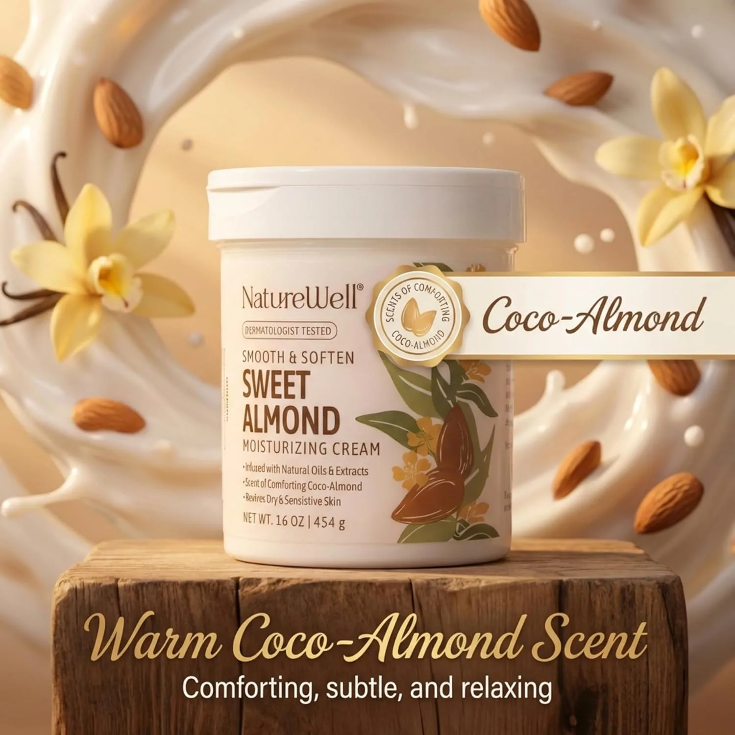 Hydrating Body Cream Kenya -NATURE WELL Sweet Almond Moisturizing Cream