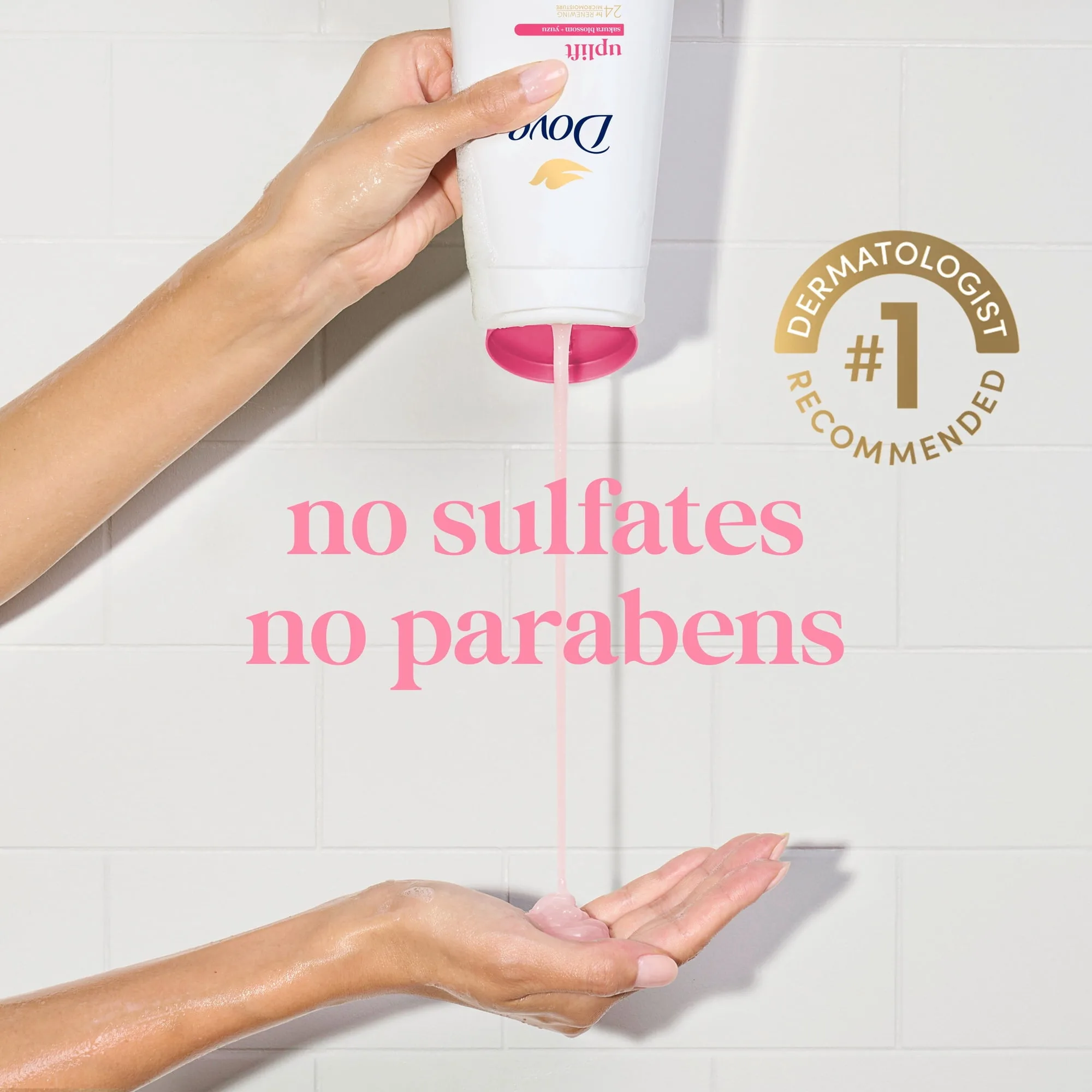 Hydrating Bodywash in Kenya -Dove Uplift Sakura Blossom and Yuzu Body Wash 