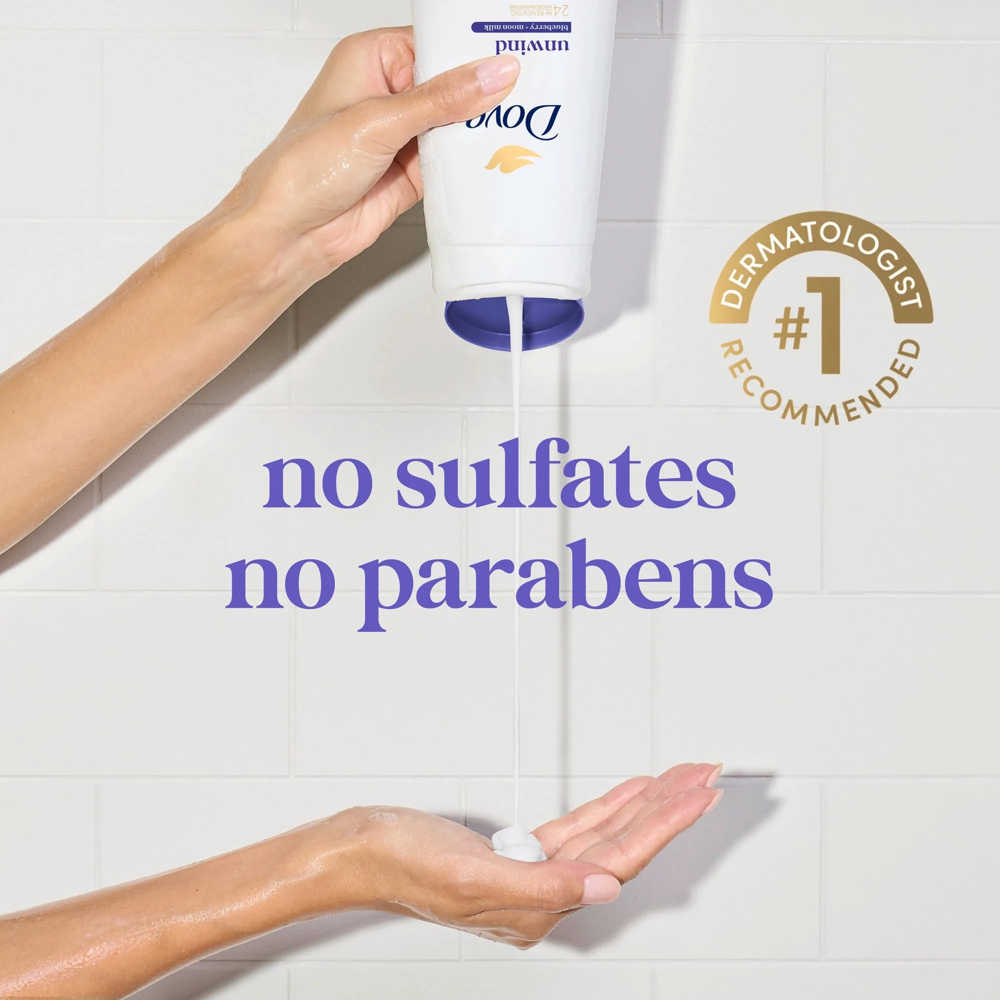 Hydrating Bodywash in kenya-Dove Unwind Blueberry & Moon Milk Body Wash 