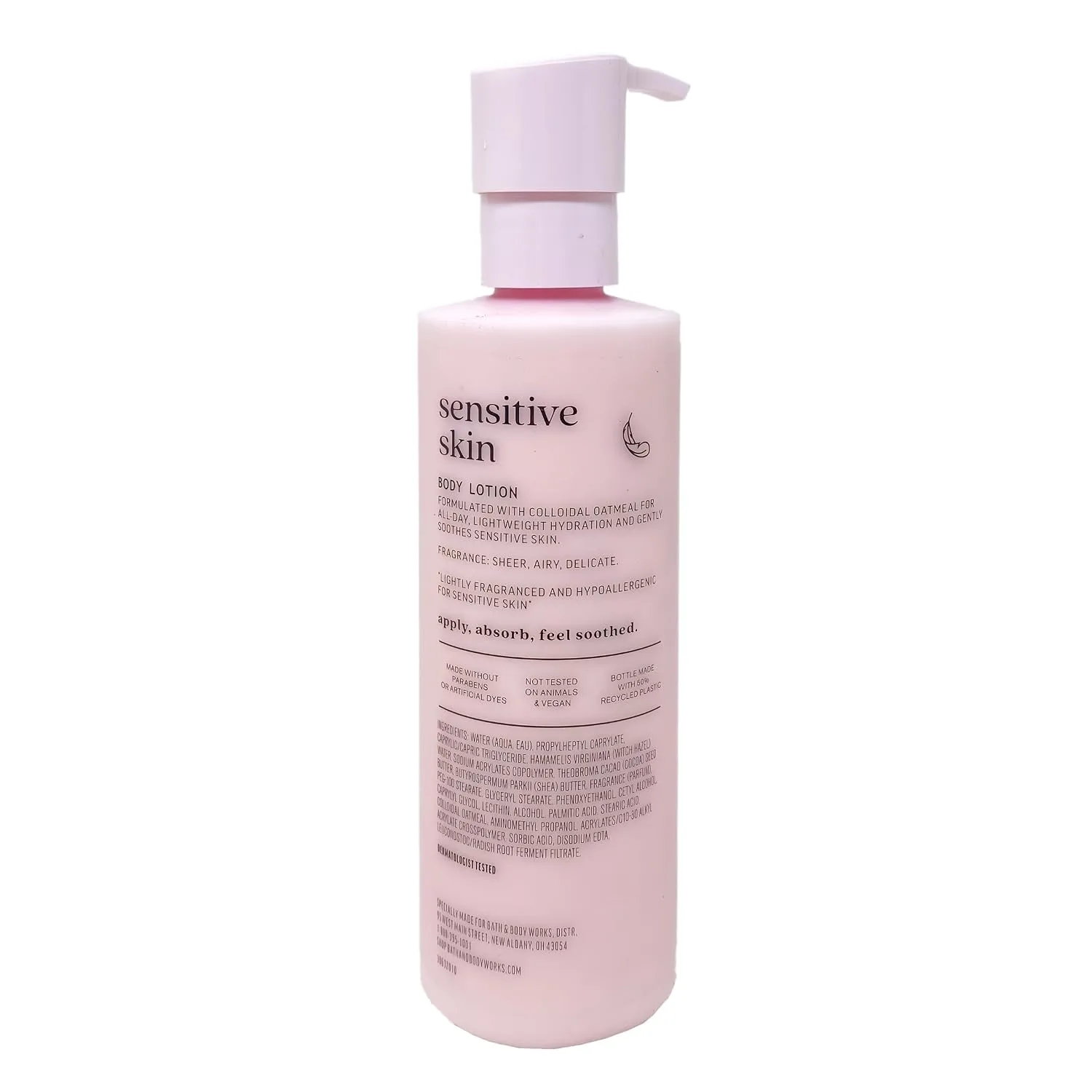 Moisturizing Body Lotion in Kenya-Bath and Body Works Sensitive Skin with Colloidal Oatmeal 