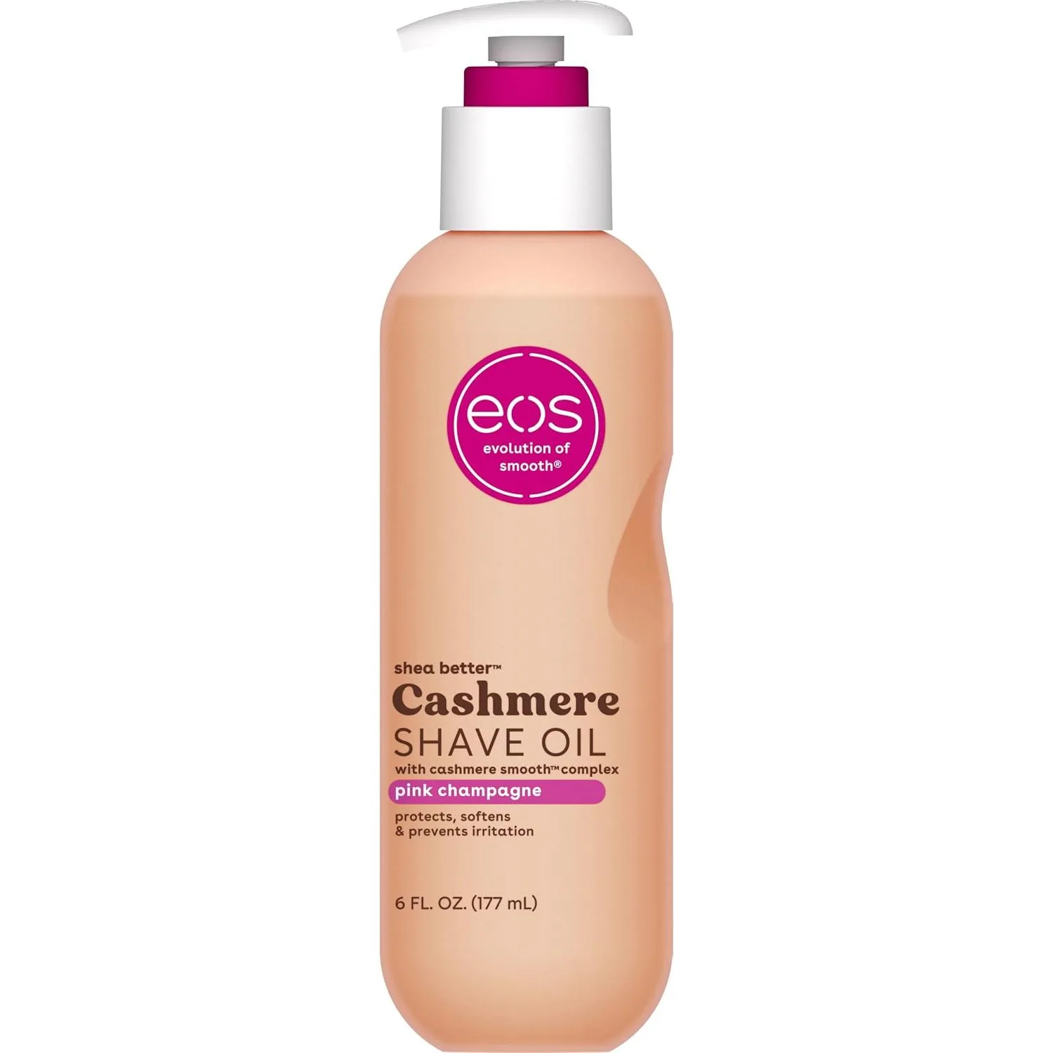 Hydrating Shave Oil in Kenya-EOS Cashmere Pink Champagne with Shea Butter 