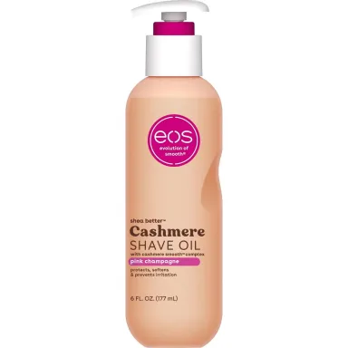 Hydrating Shave Oil in Kenya-EOS Cashmere Pink Champagne with Shea Butter 