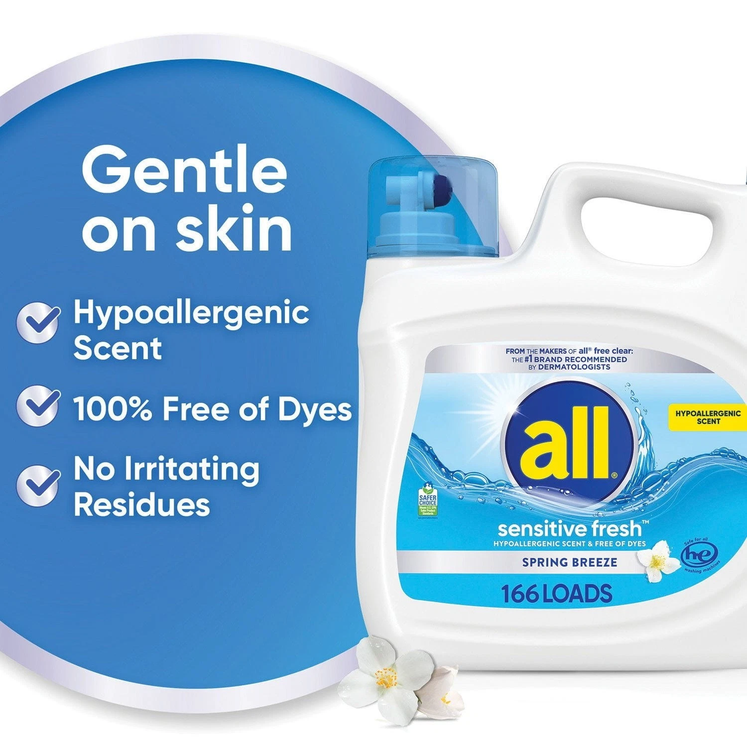 Liquid Laundry Detergent in Kenya- All Sensitive Fresh Spring Breeze (166Loads)