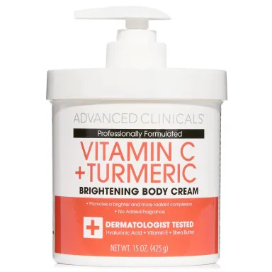 Brightening Cream in Kenya-Advanced Clinicals Vitamin C +Tumeric