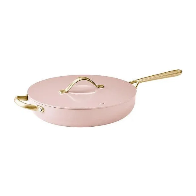 Member's Mark 5.5 Quart Jumbo Ceramic Nonstick Pan,Ash Rose 