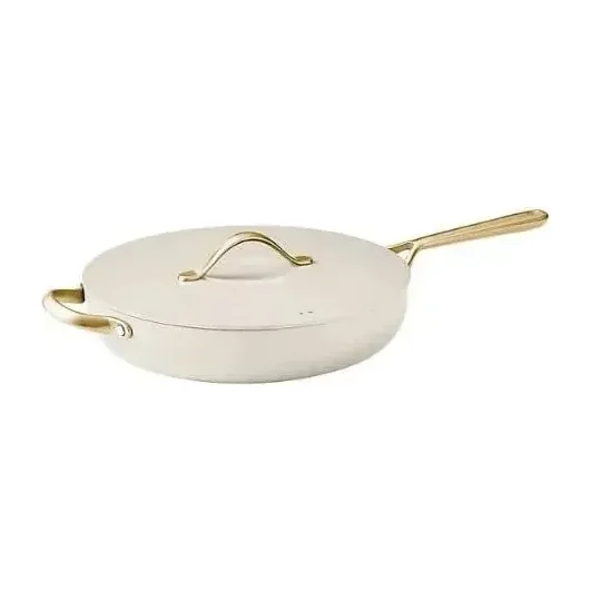 Member's Mark 5.5 Quart Jumbo Ceramic Nonstick Pan,Ash Rose 
