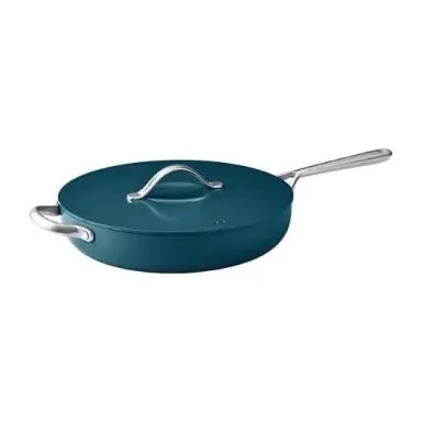 Member's Mark 5.5 Quart Jumbo Ceramic Nonstick Pan, Teal