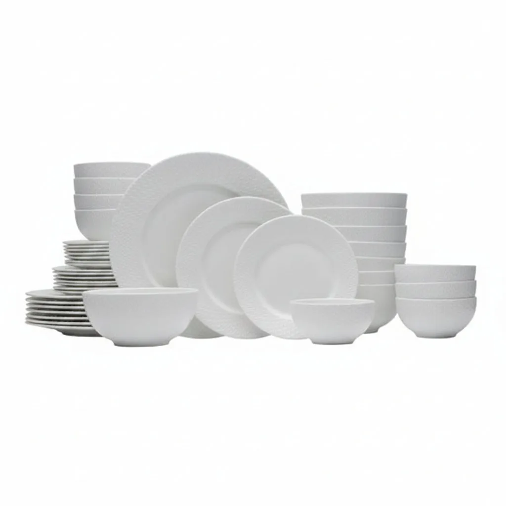 Dinnerware Kenya- Mikasa Lattice 40-Piece Bone China Dinnerware Set