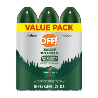 Mosquito Repellent in Kenya - OFF! Deep Woods Insect Spray, Pack of 3