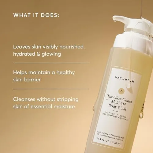 Naturium The Glow Getter Multi-Oil Body Wash  1 pack