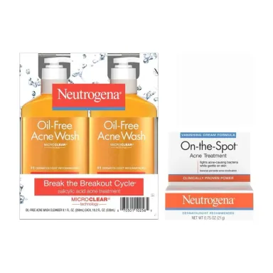 Acne Face Wash in Kenya - Neutrogena Oil-Free, 2 Pack