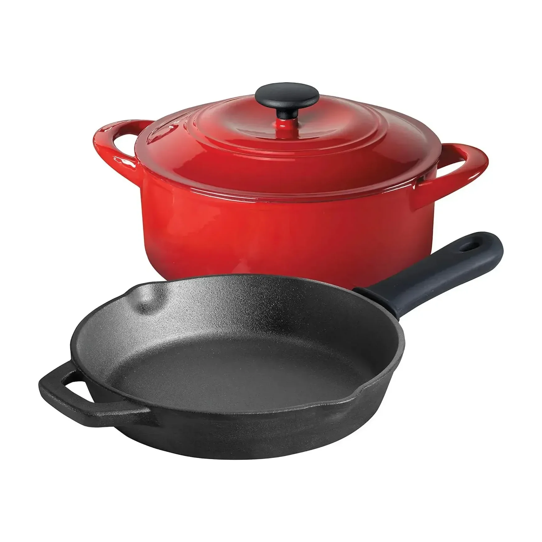 Tramontina 3-Piece Cast Iron Cookware Set, Blue