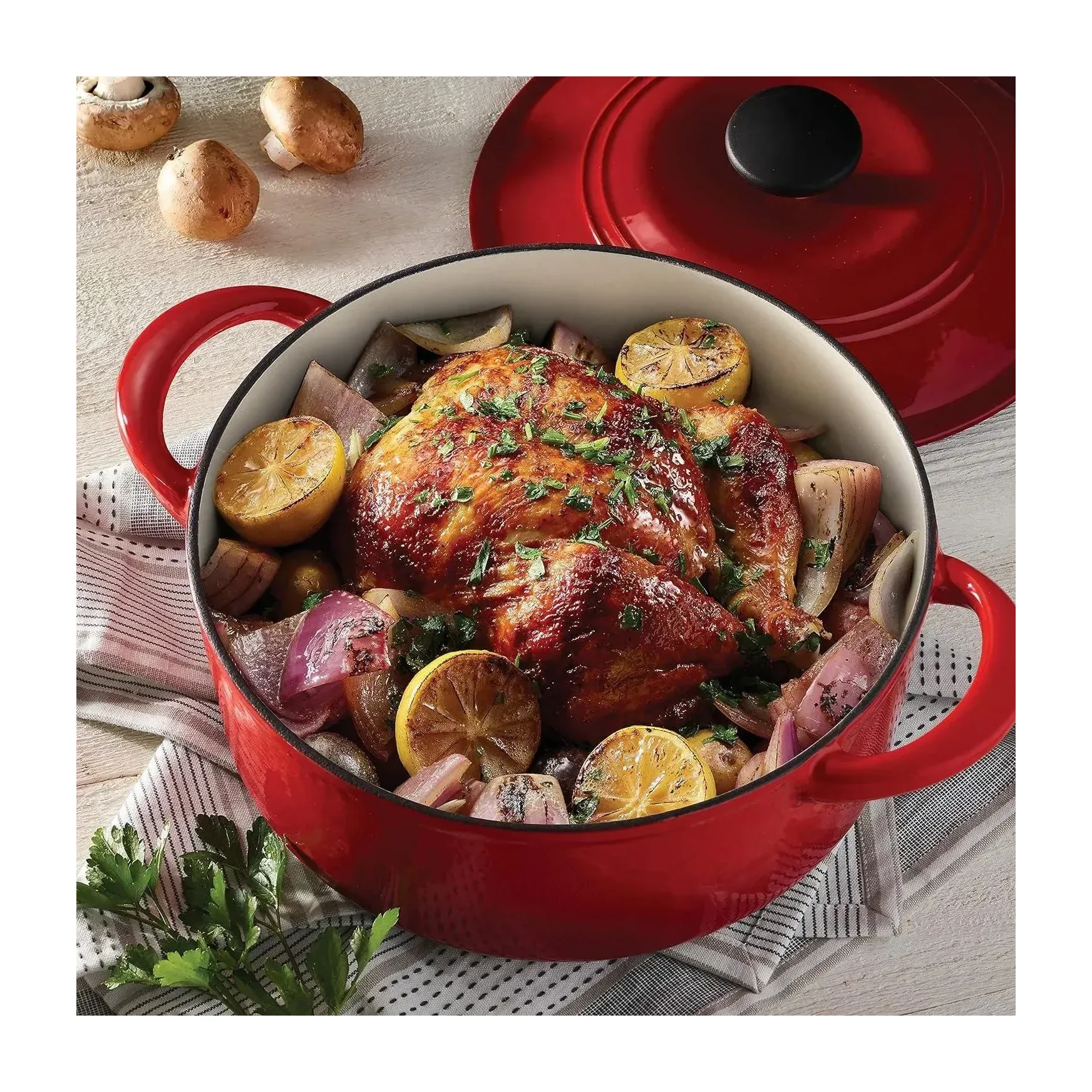 Tramontina 3-Piece Cast Iron Cookware Set, Blue