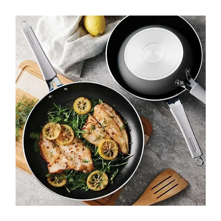 Tramontina 3-Pack Fry Pans, Charcoal Black