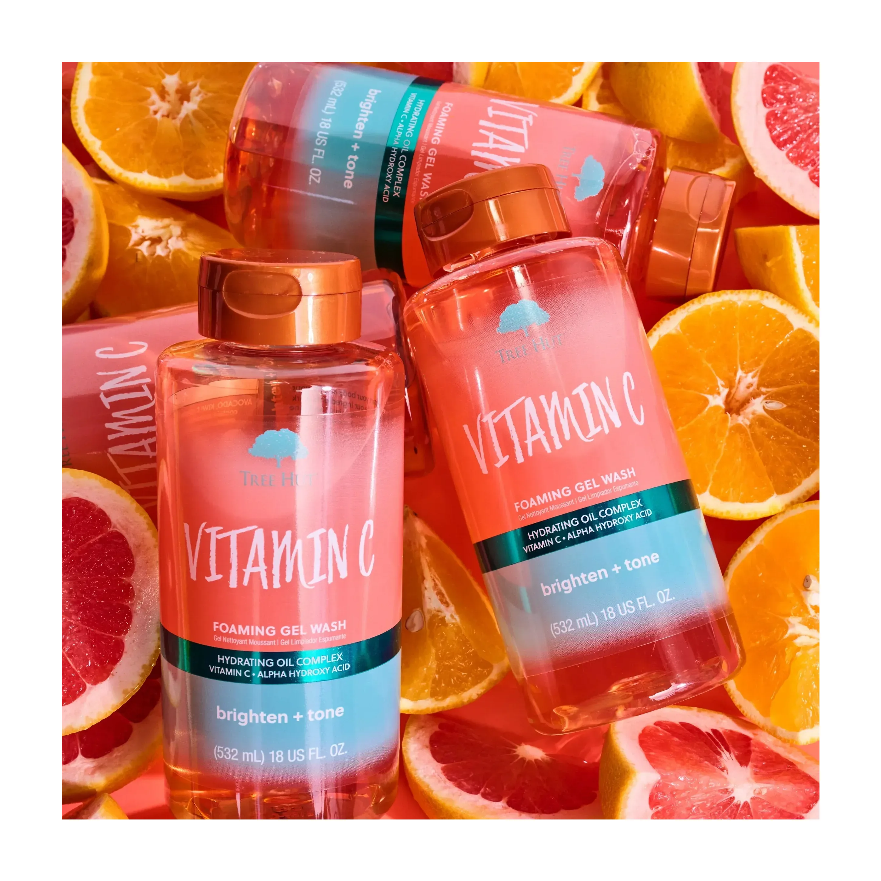 Tree Hut Vitamin C Foaming Body Wash (2 pack)