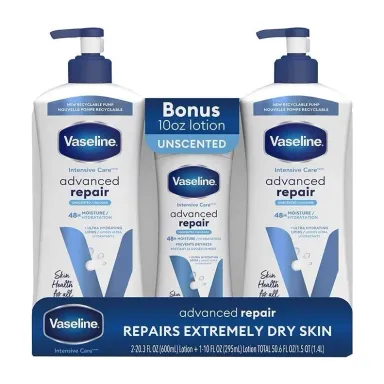 Vaseline Intensive Care Advanced Repair Unscented Body Lotion